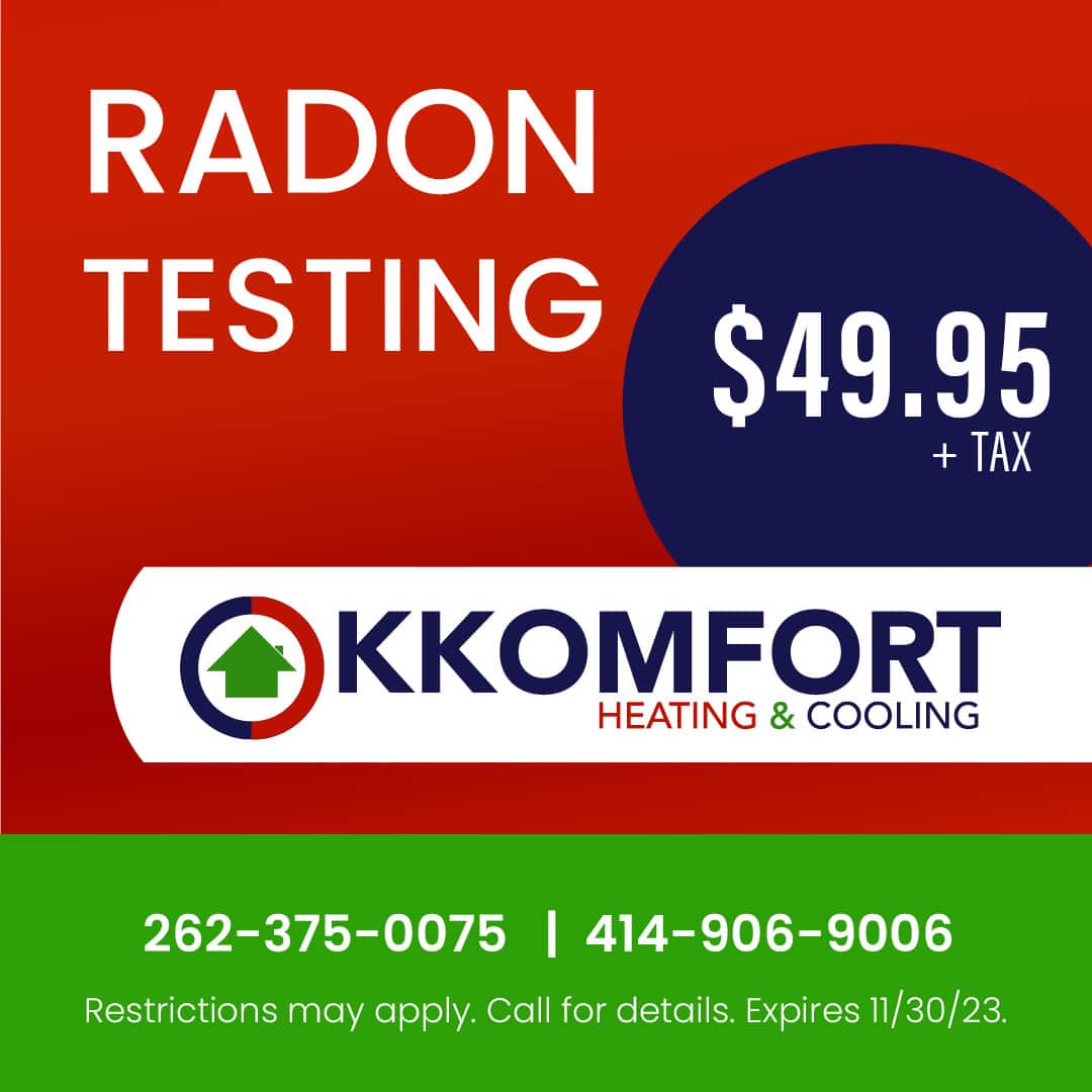 .95 Radon testing special. Expires 11/30/23